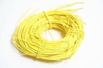 Pitriet Rattan 2mm +/- 50gram. Geel Pitriet Rattan 2mm