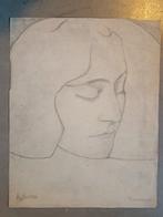 Paul Ceulemans (1884-1955) - Portret van dichteres Alice, Antiek en Kunst