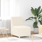 vidaXL Modulaire bank zonder armleuningen crème 55 cm, Verzenden, Nieuw