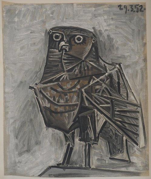 Pablo Picasso (1881-1973) - Hibou, Antiek en Kunst, Antiek | Overige Antiek