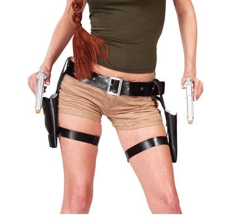 Beenholsters Tomb Raider en Pistolen, Hobby & Loisirs créatifs, Articles de fête, Envoi