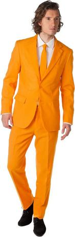 OppoSuits Oranje Kostuum maat Overige maten Heren, Kleding | Heren, Kostuums en vesten, Verzenden, Opposuits, Nieuw, Overige maten