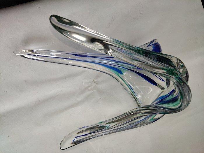 Kristalunie Maastricht - Max Verboeket - Kom op een voet -, Antiek en Kunst, Antiek | Glaswerk en Kristal