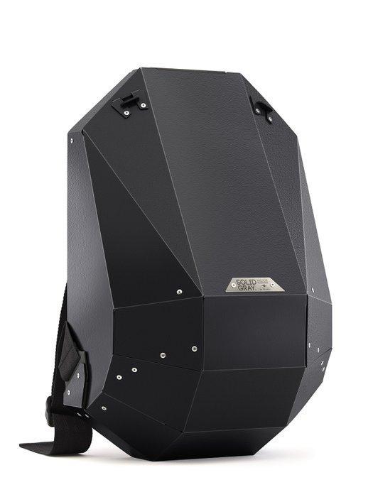 SOLID GRAY - No Reserve | Matte Black - Rugzak, Antiek en Kunst, Kunst | Designobjecten