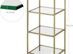 Veiling - kast 4 planken van gehard glas, Nieuw