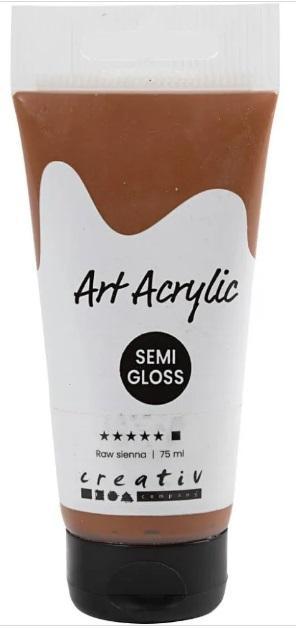 Allesverf acryl 75 ml semi glanzend, dekkend raw sienna, Hobby en Vrije tijd, Knutselen, Nieuw