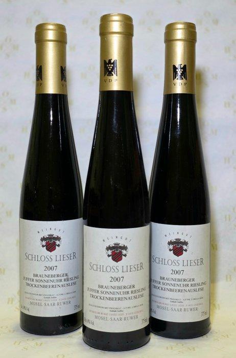 2007 Schloss Lieser, Brauneberger Juffer Sonnenuhr Riesling,, Verzamelen, Wijnen