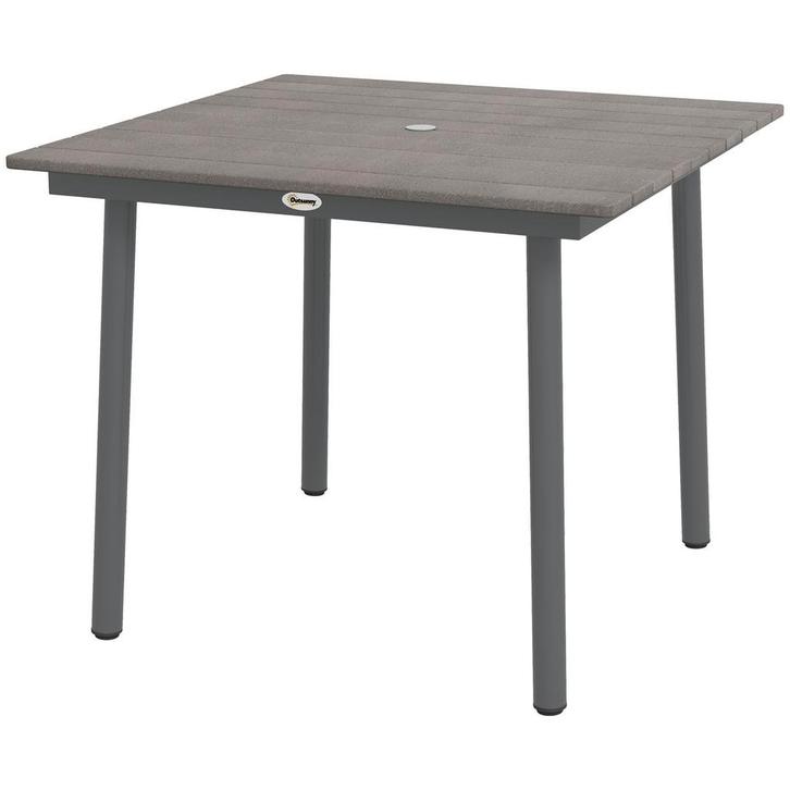Tuinset - Aluminium - Donkergrijs, Tuin en Terras, Tuinsets en Loungesets, Nieuw, Ophalen of Verzenden