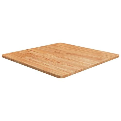 vidaXL Tafelblad vierkant 60x60x1,5 cm massief eiken, Huis en Inrichting, Tafelonderdelen, Nieuw, Verzenden
