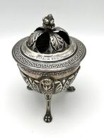 Vase avec couvercle - Argent 800 - Vase style Littorio, Antiek en Kunst