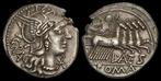 Romeinse Republiek. L. Antestius Gragulus, 136 BC. Denarius, Postzegels en Munten, Munten | Europa | Niet-Euromunten