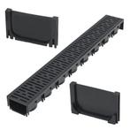 vidaXL Afvoergoot 1 m kunststof, Verzenden, Nieuw