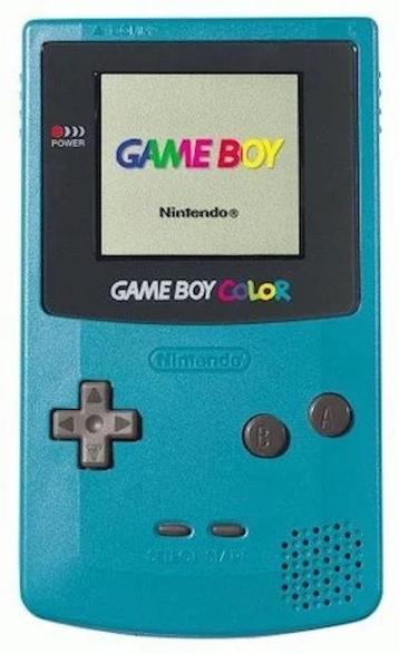 Nintendo Game Boy Color Teal (Nette Staat & Krasvrij Sche..., Games en Spelcomputers, Spelcomputers | Nintendo Game Boy, Ophalen of Verzenden