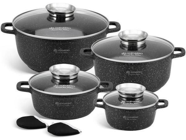 Veiling - 10-delige Luxe Pannenset van Gesmeed Aluminium, Huis en Inrichting, Keuken | Potten en Pannen
