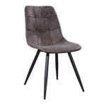 Stoelen | PEAK | Microvezel/Metaal | Anthracite | Zwarte, Zakelijke goederen, Verzenden, Nieuw in verpakking