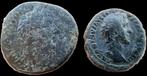 Romeinse Rijk Lot du 2 monnaies Sestertius et As (Zonder