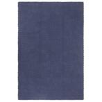 vidaXL Tapis rectangulaire Bleu marine 180x250 cm Coton, Verzenden, Neuf