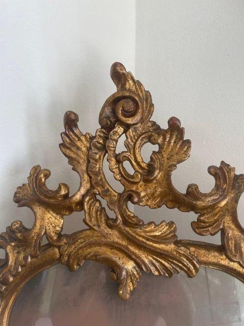 Wandspiegel - Gouden houten Venetiaanse uit de 19e eeuw, Antiek en Kunst, Antiek | Overige Antiek