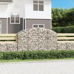 vidaXL Schanskorf gewelfd 200x30x120/140 cm gegalvaniseerd, Tuin en Terras, Verzenden, Nieuw