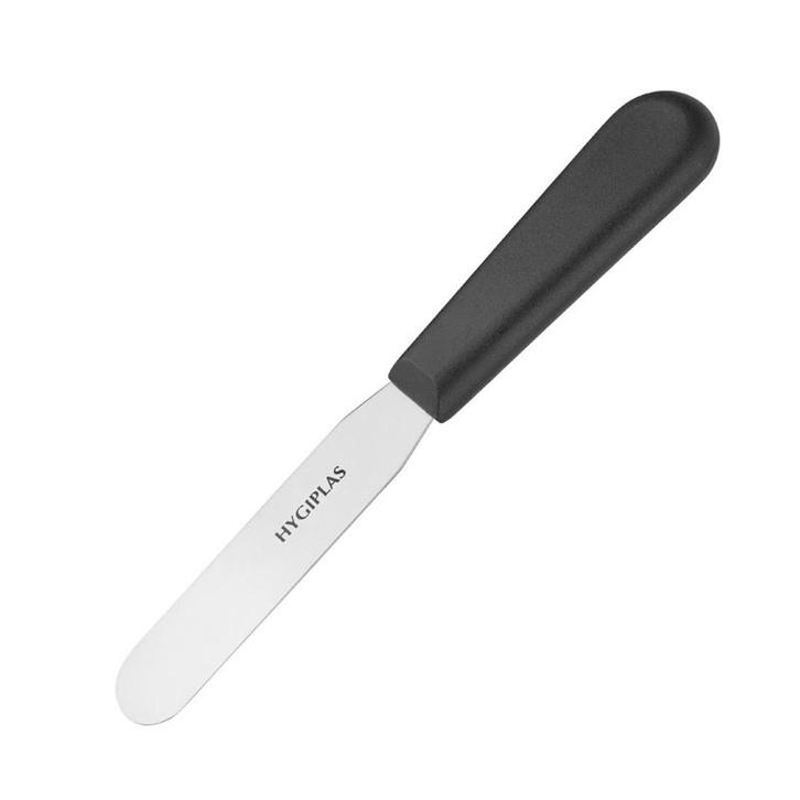 Paletmes recht RVS zwart | 10(l)cm Hygiplas, Zakelijke goederen, Horeca | Keukenapparatuur, Nieuw in verpakking, Verzenden