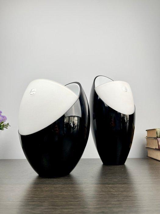 Murano - Carlo Nason - Vase - Verre de Murano - Paire de, Antiek en Kunst, Curiosa en Brocante