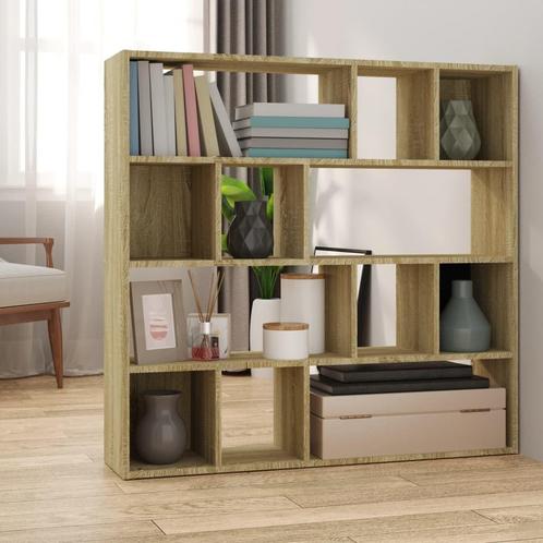 vidaXL Boekenkast / kamerscherm 105x24x102 cm sonoma, Huis en Inrichting, Woonaccessoires | Overige, Nieuw, Verzenden