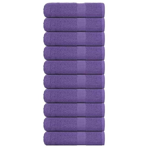 vidaXL Badhanddoeken 10 st 100x150 cm 360 g/m² 100% katoen, Huis en Inrichting, Badkamer | Badtextiel en Accessoires, Nieuw, Verzenden