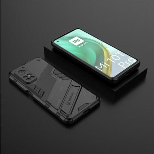 Xiaomi Mi 10T Pro Hoesje met Kickstand - Auto Focus, Telecommunicatie, Mobiele telefoons | Hoesjes en Screenprotectors | Overige merken
