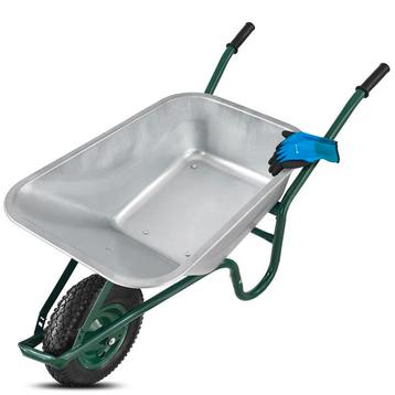 Tweedekans | Juskys Kruiwagen - 100L - 210 KG Draagvermogen beschikbaar voor biedingen