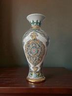 Vase - Céramique, Plaqué or - Arabesque peint à la main, Antiek en Kunst