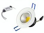 LED Inbouwspot - Warm wit 2700K- 7W - Aluminium Kantelbaar, Verzenden, Nieuw