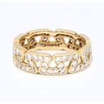 Bague - 18 carats Or jaune Diamant (Naturelle), Nieuw