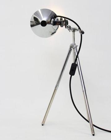 Revue - Projecteur - Chromé(e) - Lampadaire ancien - phare