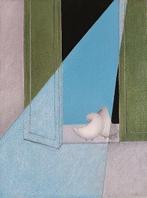 Paolo Artini (1929) - colombe alla finestra