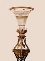 32 cm - Tafelmiddenstuk - Messing, Glas