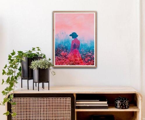 Viet Ha Tran - Lost in landscape no 74, Antiek en Kunst, Kunst | Schilderijen | Modern