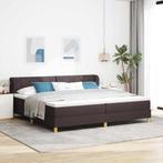 vidaXL Boxspringbed met Matras Crème 90x200 cm Stof, Verzenden, Nieuw