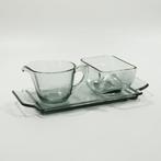 NO RESERVE - 3-Delig saffierblauw Art Deco set - A.D. Copier, Antiek en Kunst