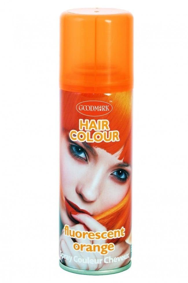Haarspray Fluor Oranje 125Ml, Hobby en Vrije tijd, Feestartikelen, Nieuw, Verzenden