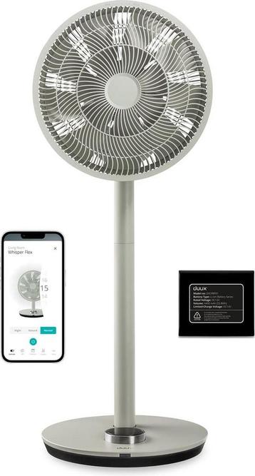 Duux Whisper Flex - Smart Statiefventilator met Dock &amp; beschikbaar voor biedingen