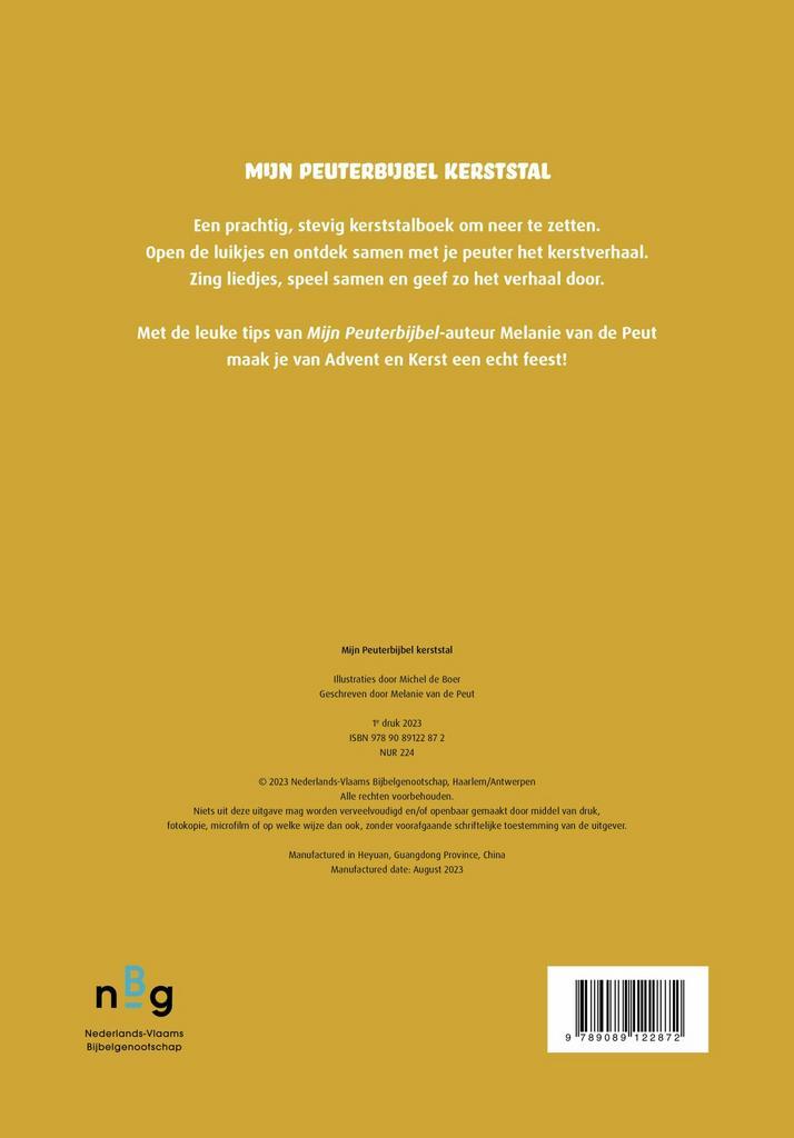 Mijn peuterbijbel kerststal 9789089122872, Boeken, Kinderboeken | Jeugd | 10 tot 12 jaar, Gelezen, Verzenden