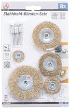 8-delige steel wire brush set, Verzenden, Nieuw