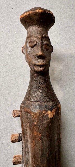 Harpe à arc africaine - Kundi Mangbetu - modèle rare - harpe, Antiek en Kunst, Kunst | Niet-Westerse kunst