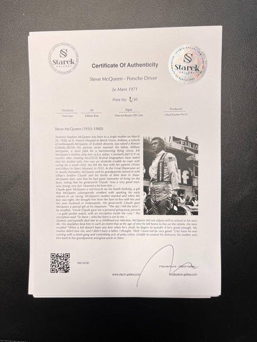 Steve McQueen - Porsche Driver - Le Mans 1971 - Fine Art, Verzamelen, Film en Tv