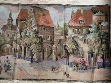 Wandtapijt - 75 cm - 165 cm - Groot wandkleed stad