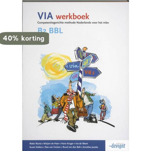 Via / B2 Bbl Werkboek 9789076944920 Rieke Wynia, Boeken, Schoolboeken, Zo goed als nieuw, Verzenden