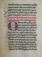 Manuscript - Illuminated Book of Hours page from Delft -