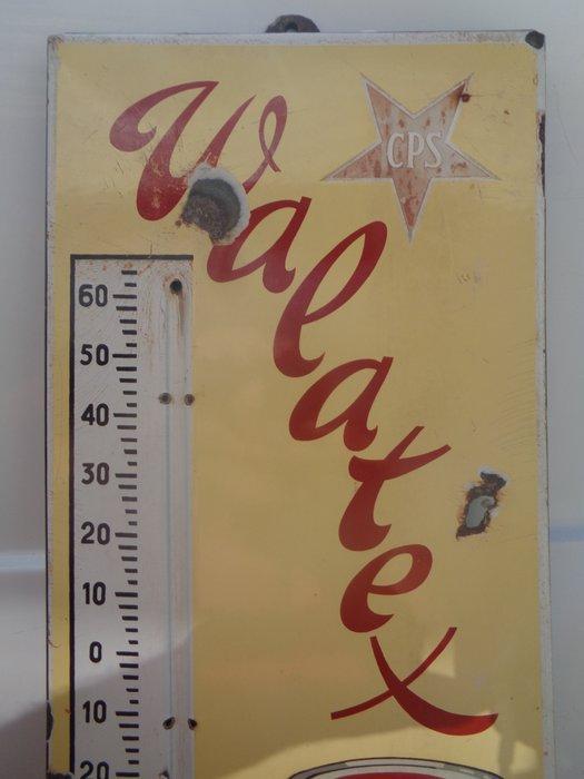Walatex Peinture - Thermometer - Emaille, Antiek en Kunst, Antiek | Wandborden en Tegels