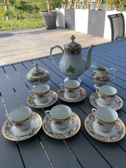 Cartier - Koffieservies voor 6 (9) - La Maison du Prince -, Antiek en Kunst, Antiek | Meubels | Tafels