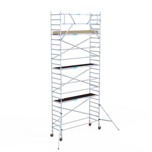 Basic rolsteiger 90 x 8,2m werkhoogte, Doe-het-zelf en Bouw, Steigers, Rolsteiger of Kamersteiger, Nieuw, 5 meter of hoger, Verzenden